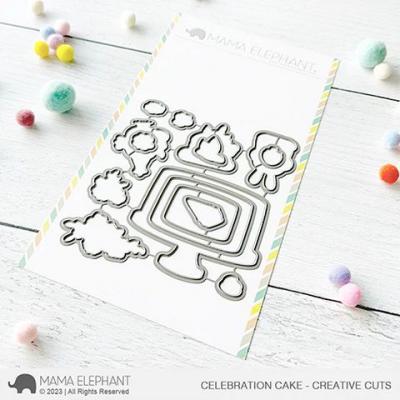 Mama Elephant Creative Cuts - Celebration Cake